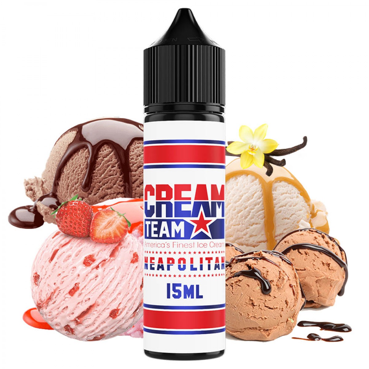 Kings Crest Cream Team Neapolitan 15ml/60ml Flavorshot